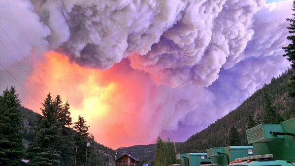 West Fork Fire in Colorado, courtesy of The Pike Hotshots.